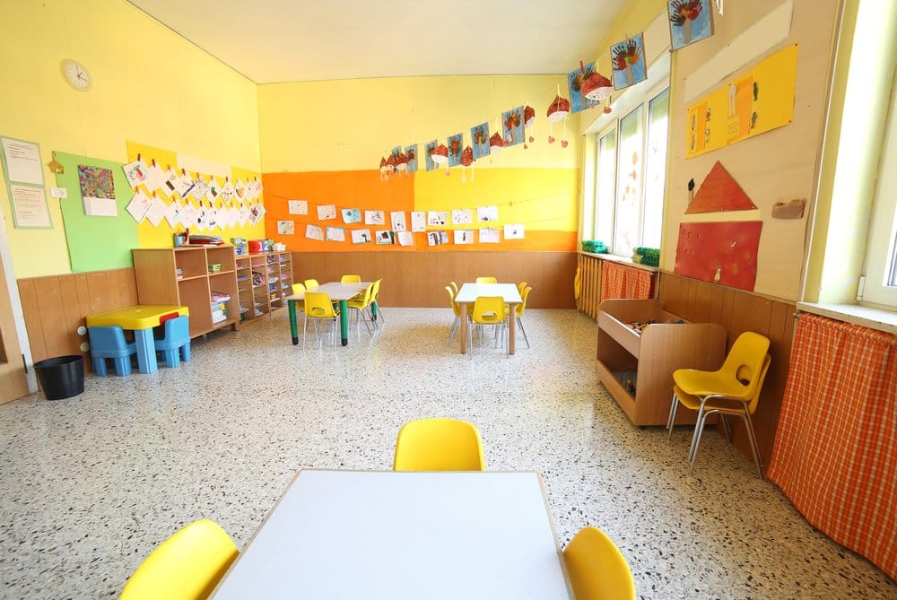 clean daycare center