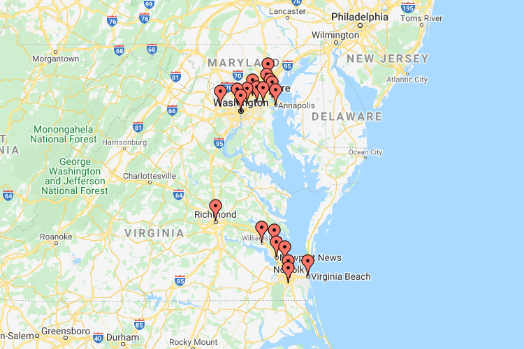 Service Locations