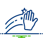 waving hand icon