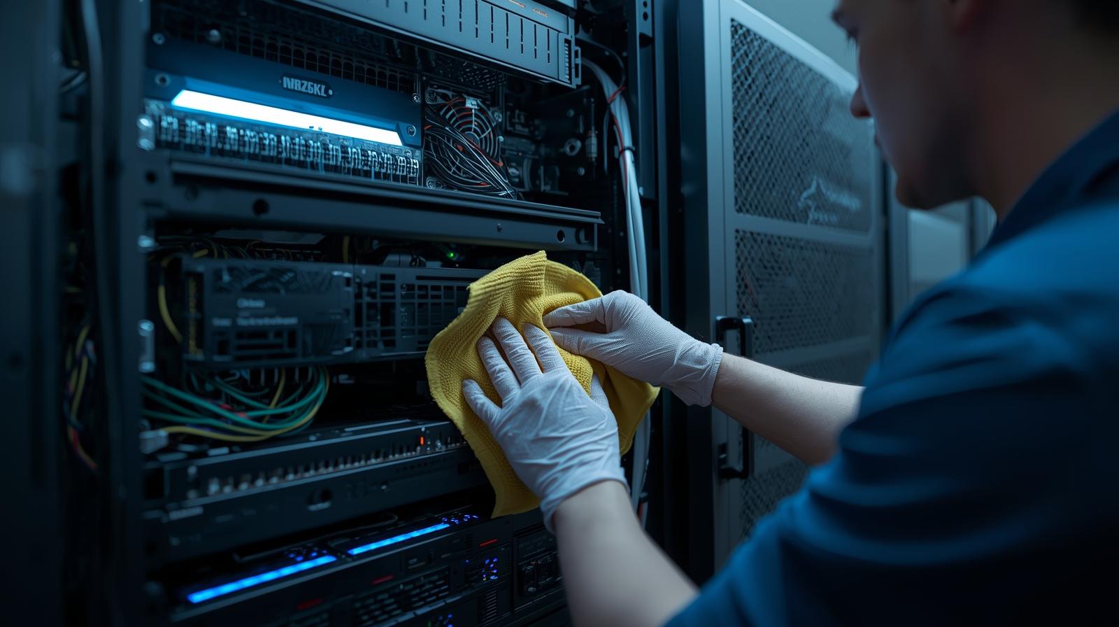 The Comprehensive Guide to Cleaning Server Racks and Cabinets Interiors